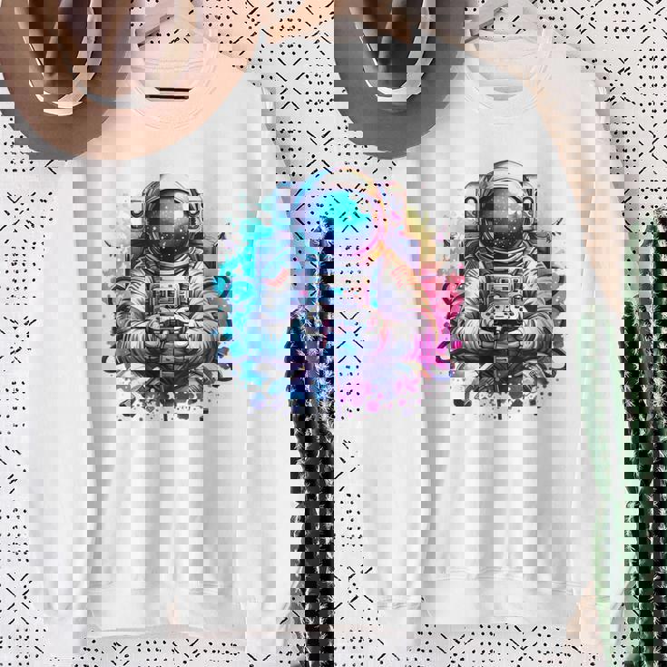 宇宙飛行士宇宙ギフト 科学ギフト 面白い宇宙ゲーマー スウェットシャツ 年配の女性への贈り物