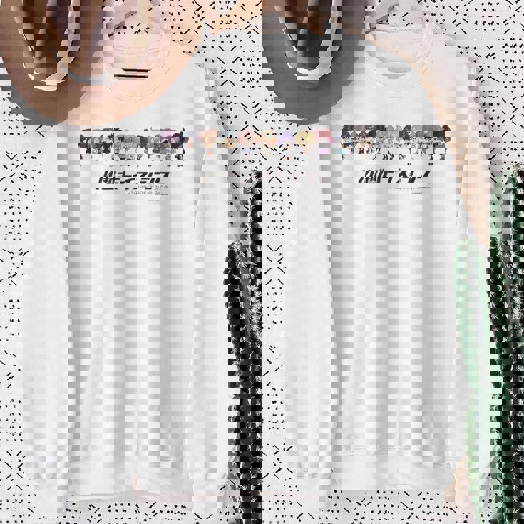 川越ボーイズ・シング ＜Kawagoe Boysing＞ ミニキャラ大集合 スウェットシャツ 年配の女性への贈り物