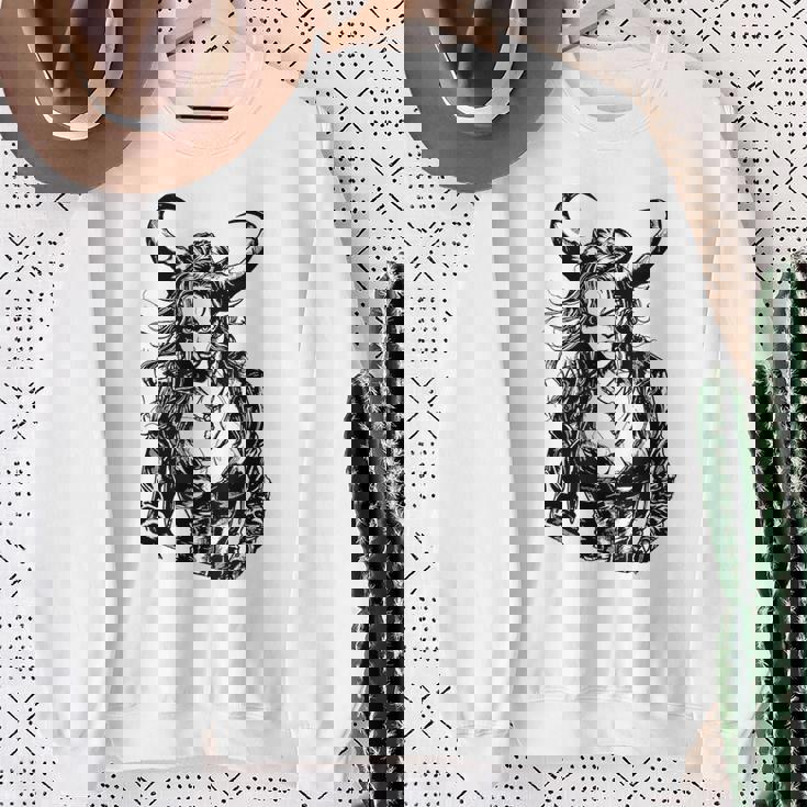 悪魔の女 スウェットシャツ 年配の女性への贈り物