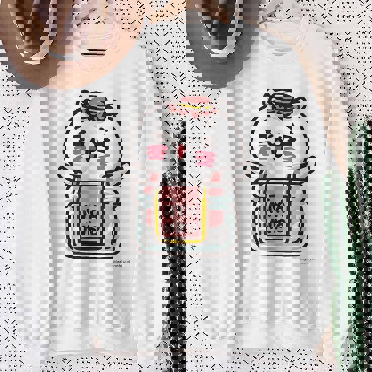 愛しすぎて大好きすぎる。ペアデザイン にゃんこジャム スウェットシャツ 年配の女性への贈り物