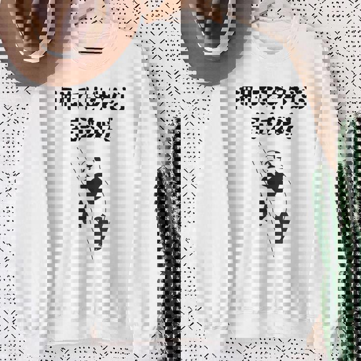 押してもダメならもうダメだ ネタ ことわざ 格言 慣用句 ジョーク ギャグ ダジャレ ツッコミ パンダ おもしろ スウェットシャツ 年配の女性への贈り物