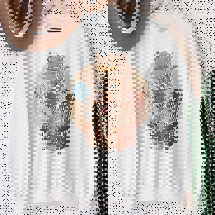 探偵犬 スウェットシャツ 年配の女性への贈り物