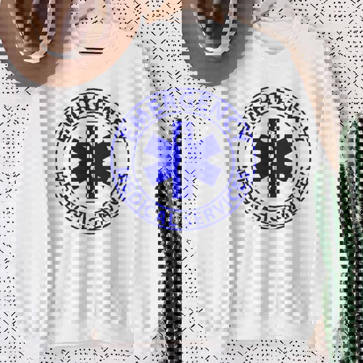 救急医療サービス Emt Ems メンズ レディース 救急救急救急救急救命士 スウェットシャツ 年配の女性への贈り物