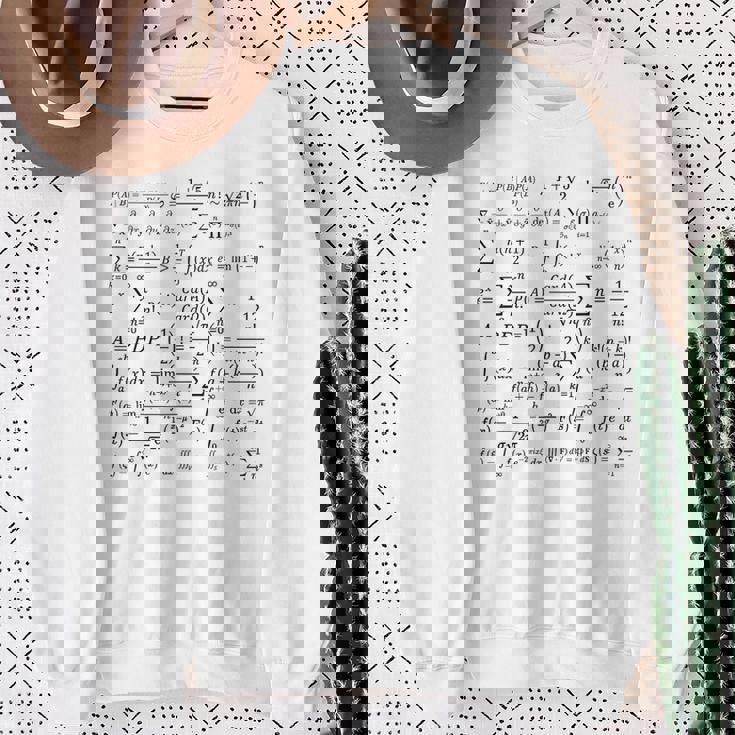 数学方程式と計算、微積分と代数、科学。 スウェットシャツ 年配の女性への贈り物
