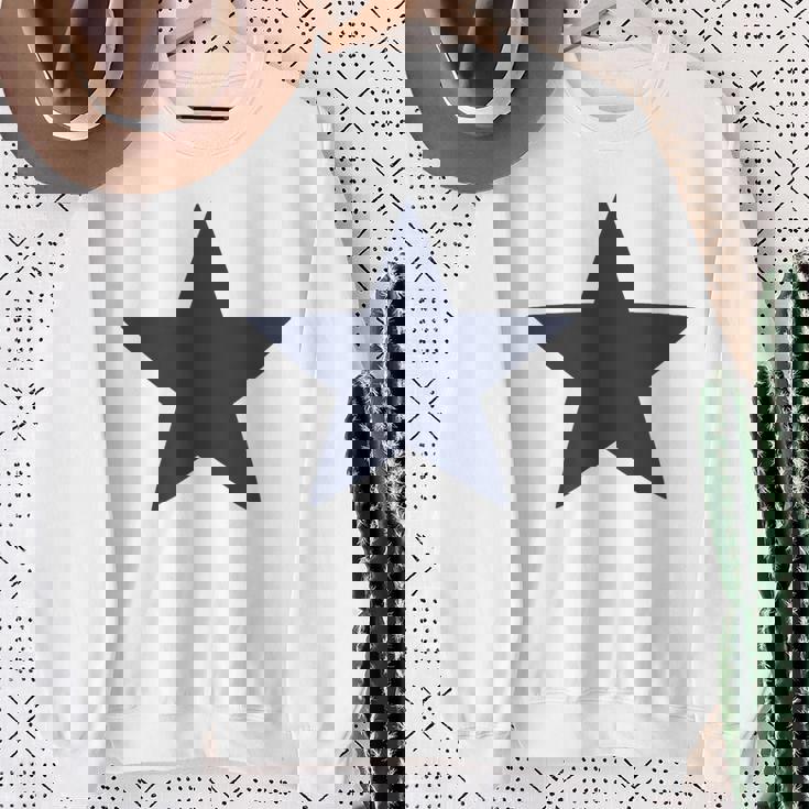 星 星柄 メンズ レディース ブランド おしゃれ かっこいい かわいい プリント 大きサイズ 紺 春夏 ブルーステラ スウェットシャツ 年配の女性への贈り物