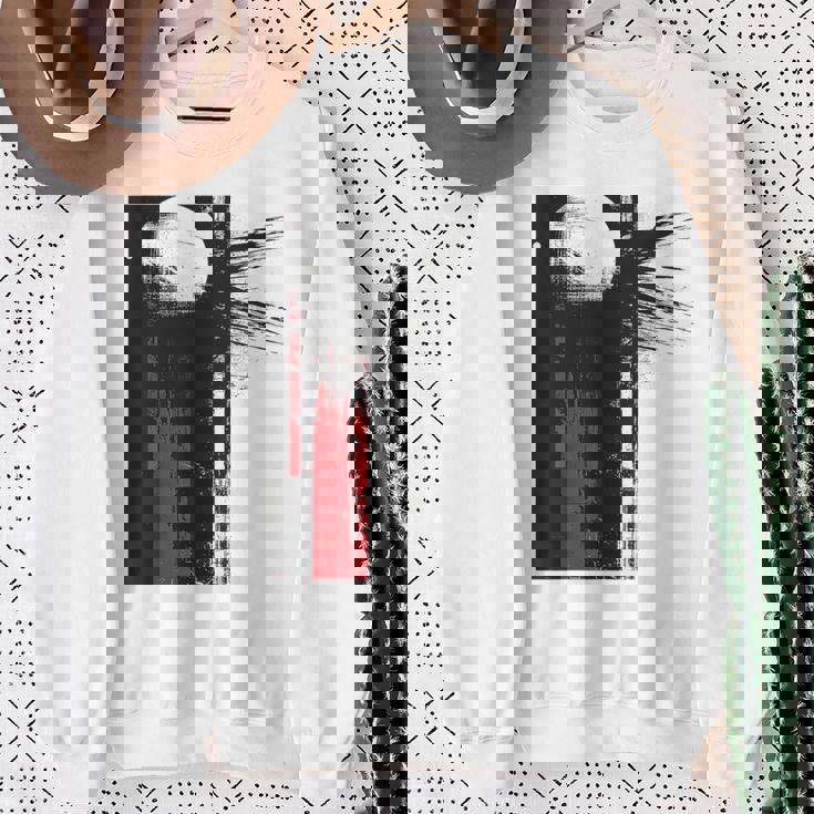 月 抽象 モチーフ 描画 アートワーク 絵画 月 スウェットシャツ 年配の女性への贈り物