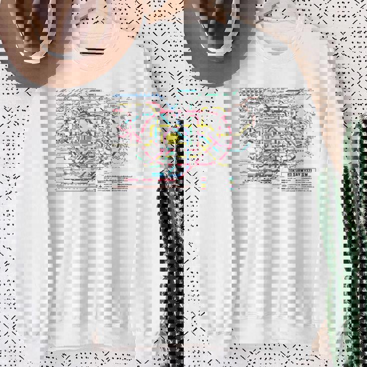 東京地下鉄地図 地図 東京地下鉄 スウェットシャツ 年配の女性への贈り物