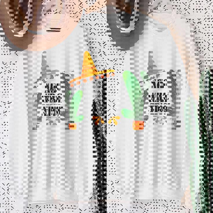 楽しい継母ユーモアナチョ平均継母継母 スウェットシャツ 年配の女性への贈り物