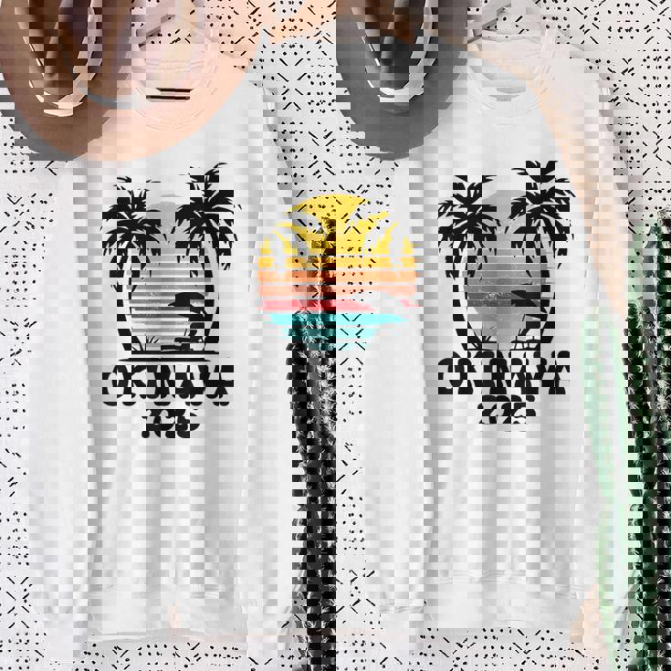 沖縄 2025 家族旅行 友達 団体行楽 マッチング スウェットシャツ 年配の女性への贈り物