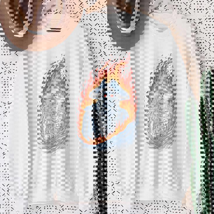 海賊スケルトン スカルとクロスボーン ジョリーロジャー グラフィック 長袖tシャツ スウェットシャツ 年配の女性への贈り物