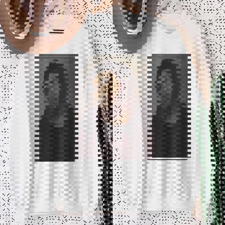 猿のイエスの絵、台無しにされたキリスト、フレスコ、ボッチドアートミーム。 スウェットシャツ 年配の女性への贈り物