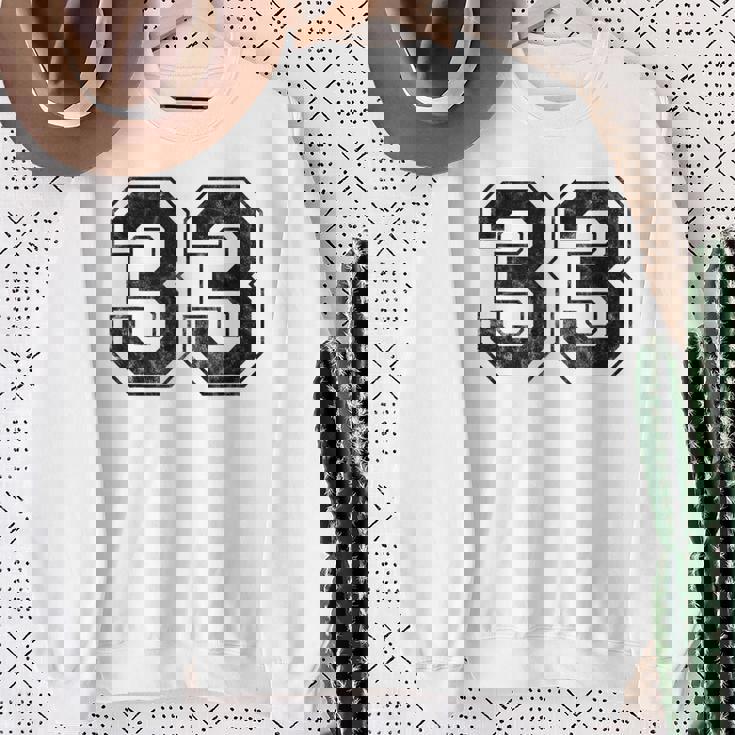 番号33 スウェットシャツ 年配の女性への贈り物