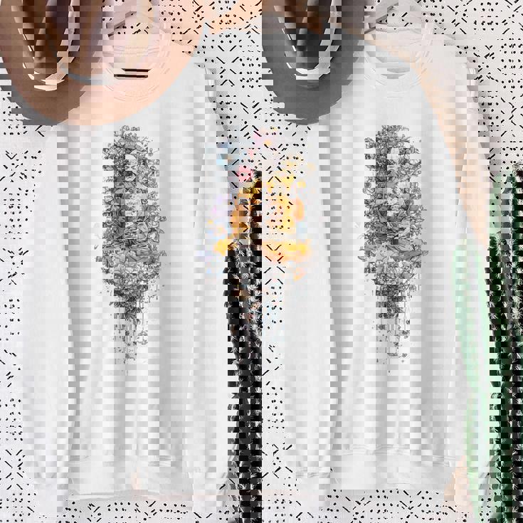 瞑想 仏 スピリチュアル ヨガ 禅 仏教 デザイン スウェットシャツ 年配の女性への贈り物