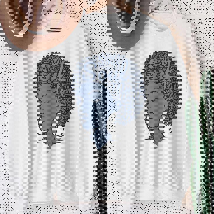 私は70年代80年代のファンクソウルミュージックが大好きです スウェットシャツ 年配の女性への贈り物