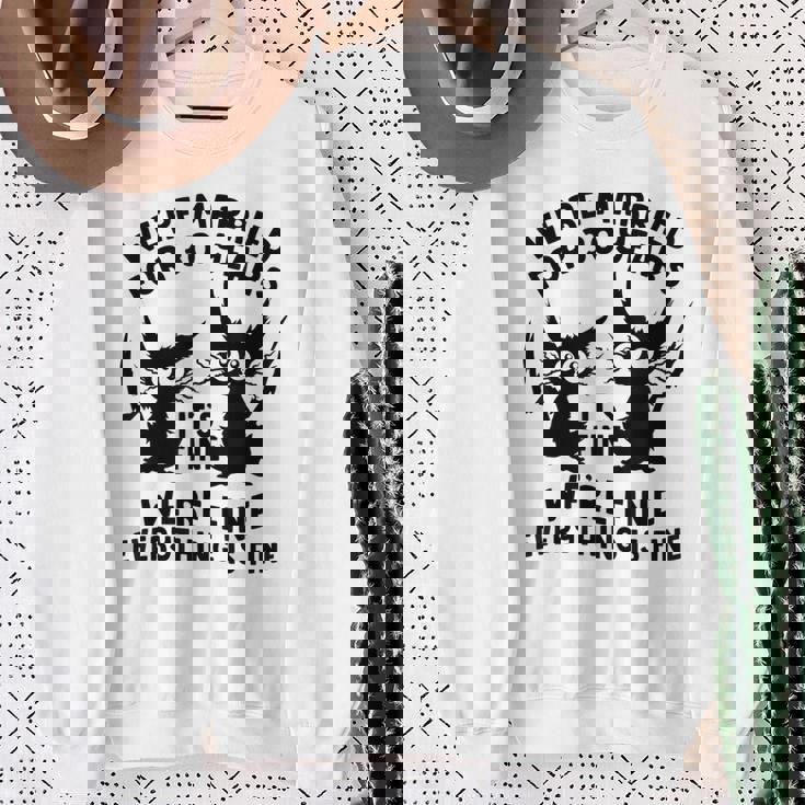 結婚30周年記念日 結婚30年 立派な猫 面白い スウェットシャツ 年配の女性への贈り物