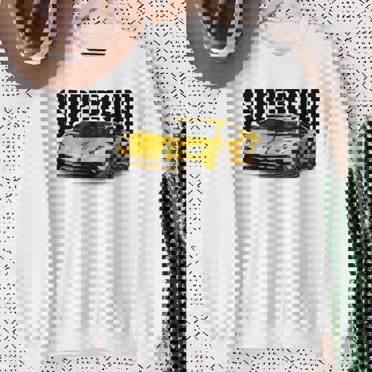 美しいエキゾチックなスーtシャツ、スポーツカー愛好家に最適。 スウェットシャツ 年配の女性への贈り物