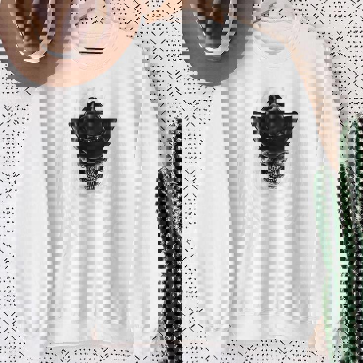 羽の天使の翼 カウボーイスカル 背中 スウェットシャツ 年配の女性への贈り物