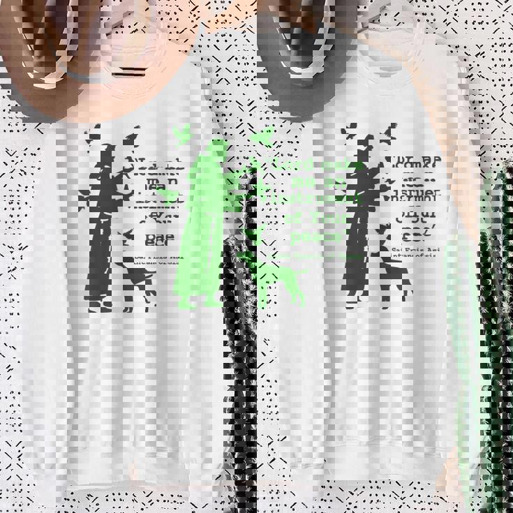 聖フランシスコ スウェットシャツ 年配の女性への贈り物