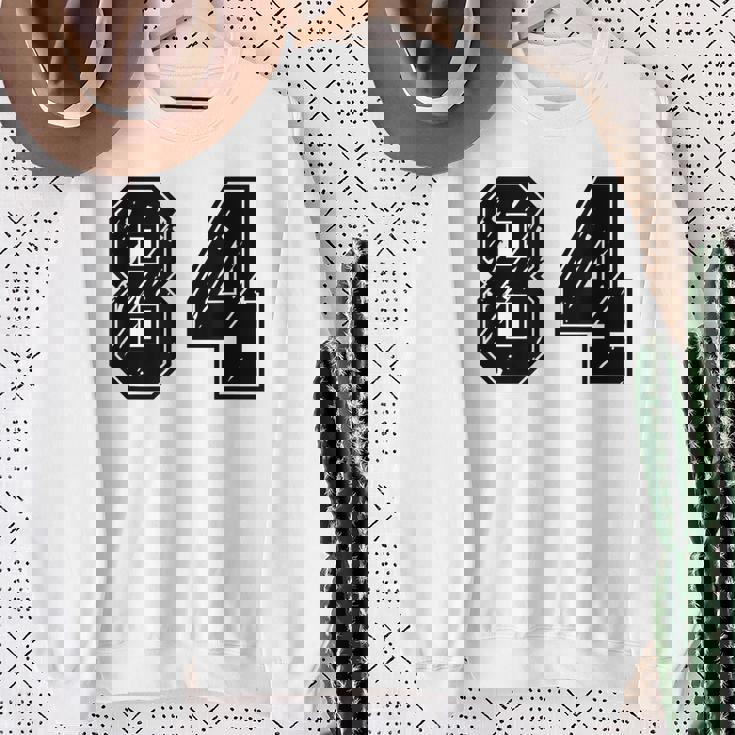 背番号 84 チーム短大スポーツ背番号付きユニフォーム スウェットシャツ 年配の女性への贈り物