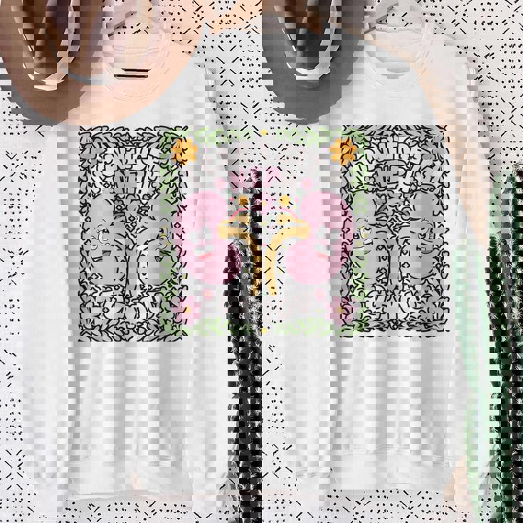 腎臓 看護師 医学 腎臓 看護 登録看護師 スウェットシャツ 年配の女性への贈り物