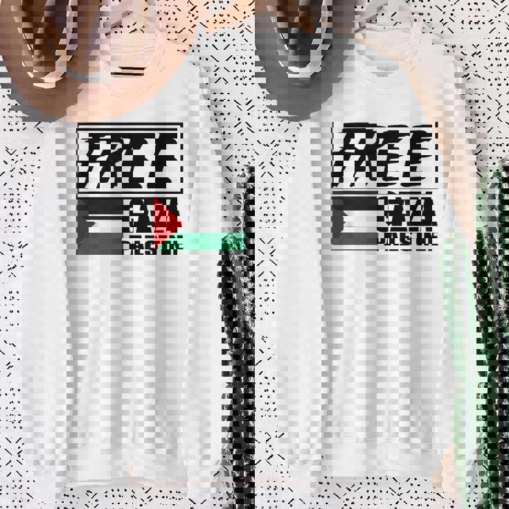 自由ガザ パレスチナ パレスチナ 国旗 自由パレスチナ ガザ スウェットシャツ 年配の女性への贈り物