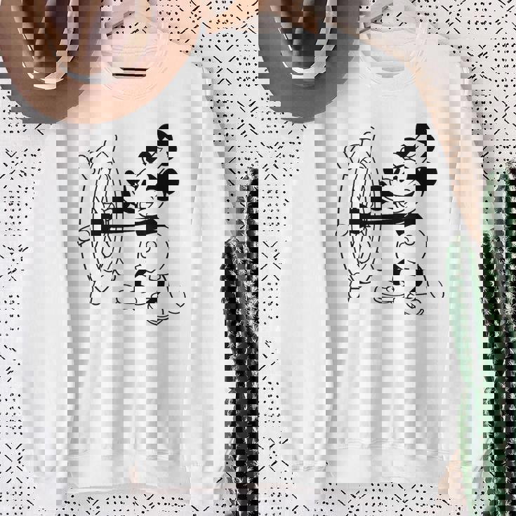 蒸気船ウィリー・ミッキー スウェットシャツ 年配の女性への贈り物