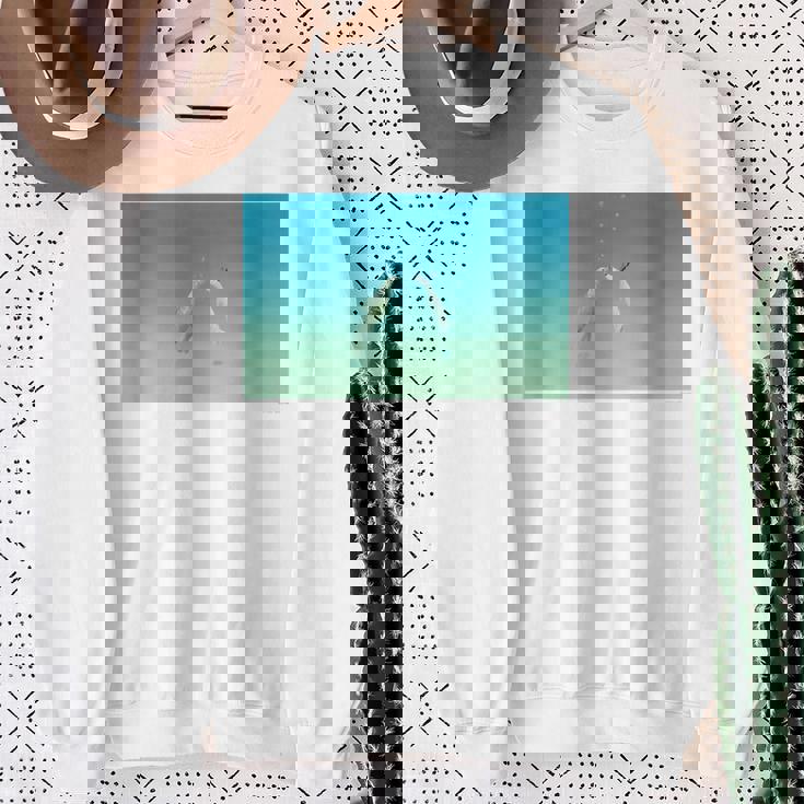 詩とメルヘン 葉祥明 ジェイクと海のなかまたち P27 スウェットシャツ 年配の女性への贈り物