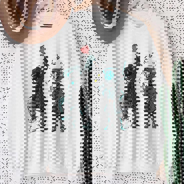 誕生日ボーイ、カメラマン、スピーカーマン、スキビディトイレ スウェットシャツ 年配の女性への贈り物