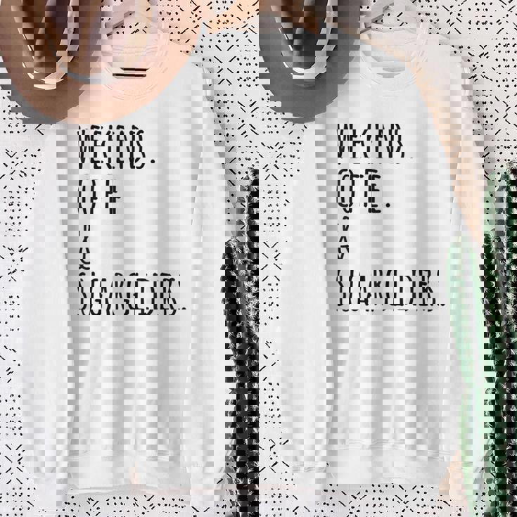 週末コーヒーフクロモモンガペット スウェットシャツ 年配の女性への贈り物