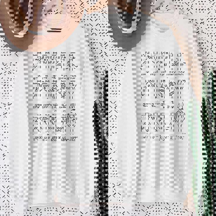 関数グラフ、数学グラフ、数学愛好家、猫愛好家、猫の飼い主、猫愛好家、数学 スウェットシャツ 年配の女性への贈り物