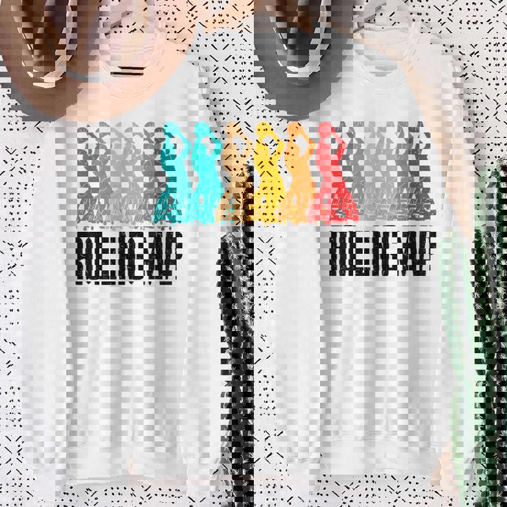 障害者 障害者 車椅子バスケットボール選手 スウェットシャツ 年配の女性への贈り物