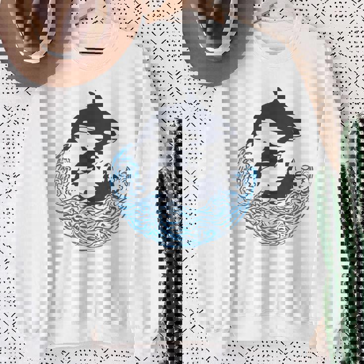 面白tシャツ シャチ 海 クジラ サメ おもしろ かわいい グッズ 服 ネタ メンズ オリジナル 夏 スウェットシャツ 年配の女性への贈り物