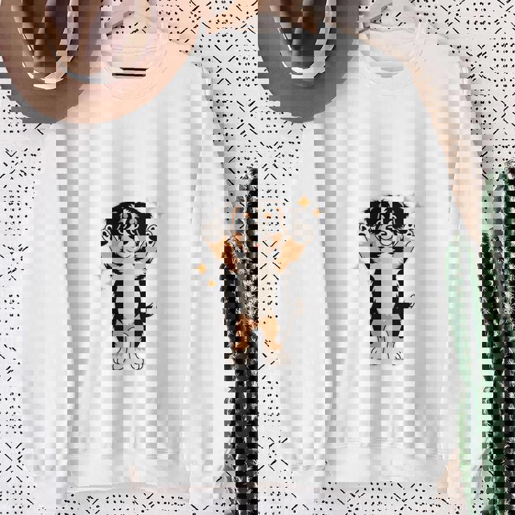 面白いtシャツ バーニーズ 犬 メンズ 犬好き グッズ かわいい おもしろ 面白い 服 ネタ 子供用 長袖tシャツ スウェットシャツ 年配の女性への贈り物