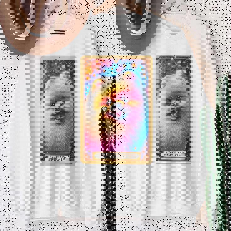 面白いtシャツ ポメラニアン イヌ わんこ メンズ 犬好き グッズ かわいい おもしろ 面白い 服 ネタ 犬 長袖tシャツ スウェットシャツ 年配の女性への贈り物