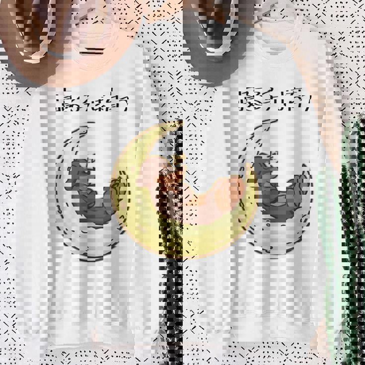 面白いtシャツ 犬 ダックスフンド イヌ メンズ 犬好き グッズ かわいい おもしろ 面白い 服 ネタ スウェットシャツ 年配の女性への贈り物