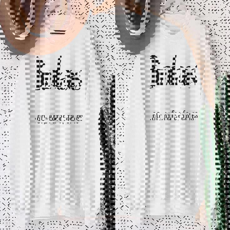 面白いインドの「Bindaas」 スウェットシャツ 年配の女性への贈り物