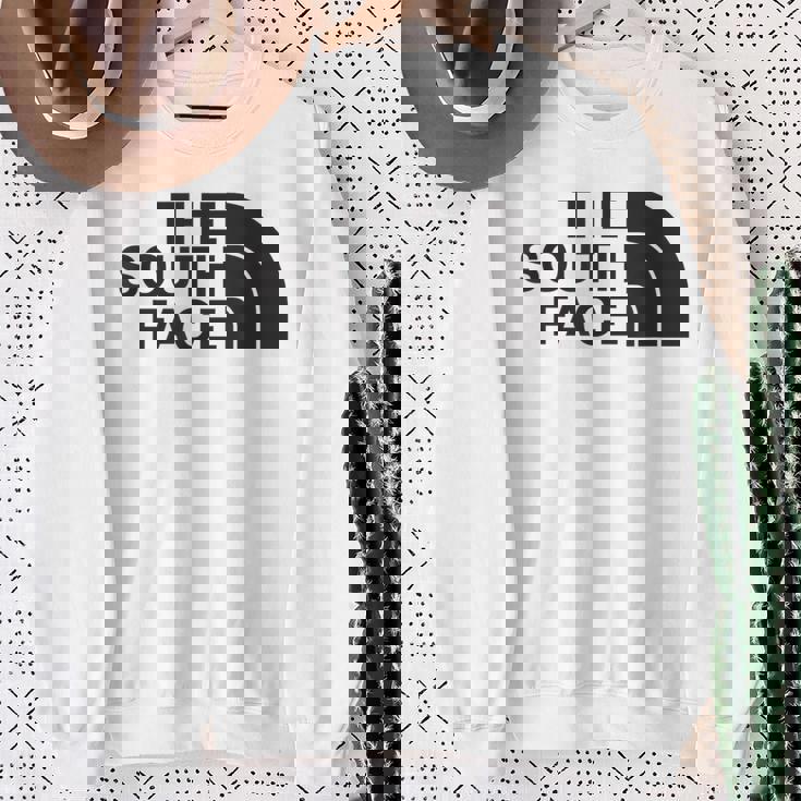 面白いパロディシャツ 夏のクールなデザインのための南の顔 スウェットシャツ 年配の女性への贈り物