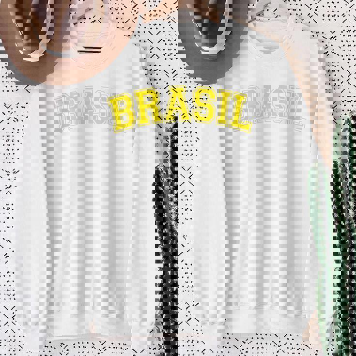 面白いブラジルシャツ ブラジルグリーンフラッグ スウェットシャツ 年配の女性への贈り物