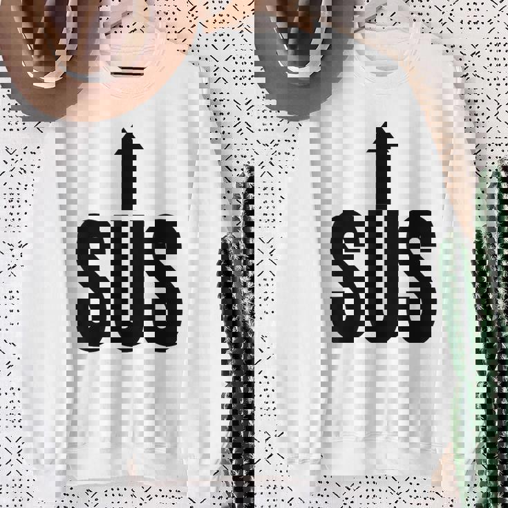 面白い不審者は面白いいたずら者は遊び心のある引用 スウェットシャツ 年配の女性への贈り物