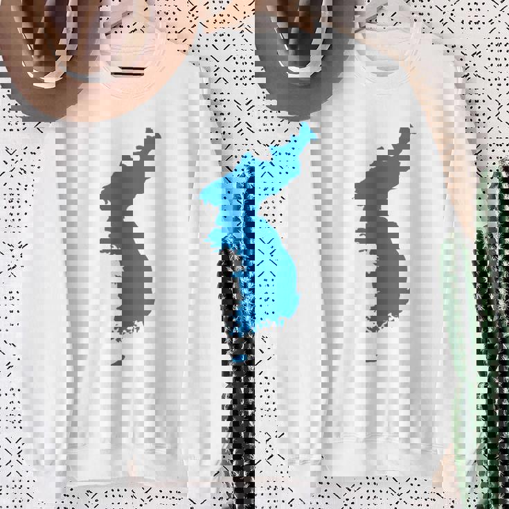 韓国統一旗、韓国統一地図 スウェットシャツ 年配の女性への贈り物