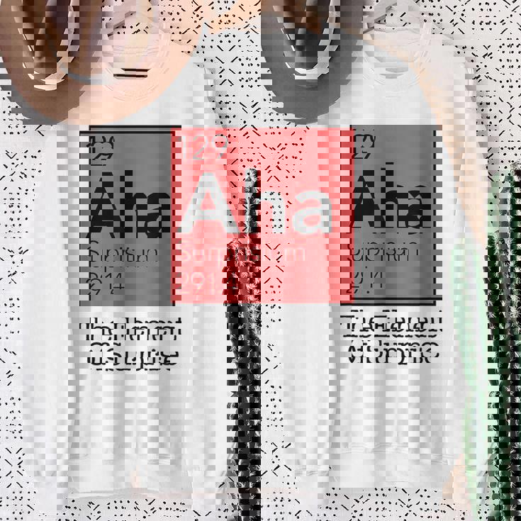 驚きの元素 周期表 129 アハ サプライズ スウェットシャツ 年配の女性への贈り物