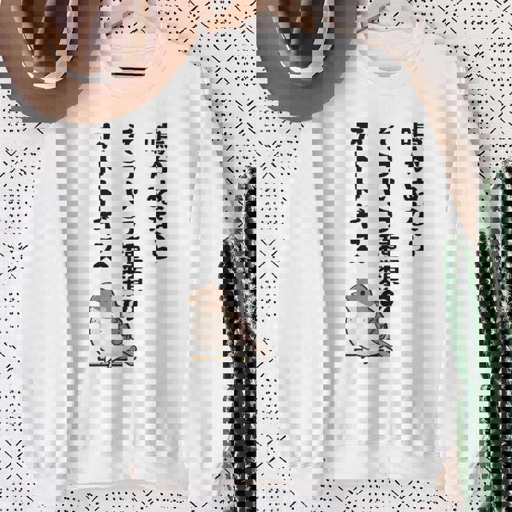 鳴かぬならそういう種類のホトトギス ネタ ことわざ 言い間違い 歴史好き ジョーク ギャグ ツッコミ 戦国武将 おもしろ 長袖tシャツ スウェットシャツ 年配の女性への贈り物