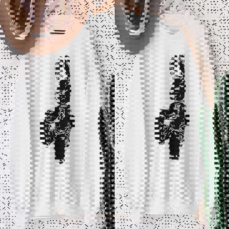 黒うさぎ星人 スウェットシャツ 年配の女性への贈り物