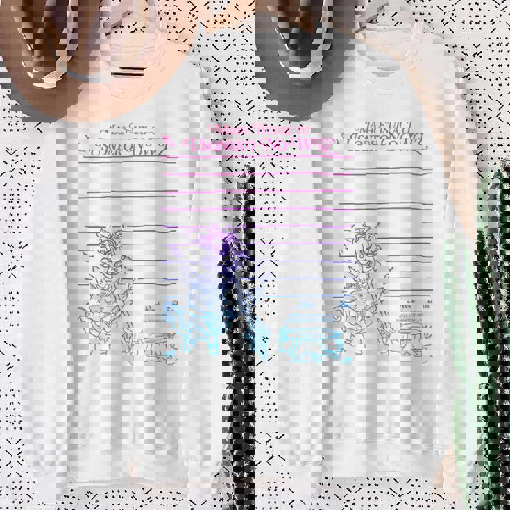 黒猫のウィズ 嘘猫のウィズ E スウェットシャツ 年配の女性への贈り物