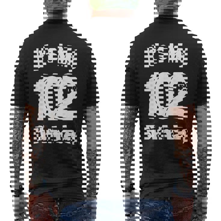 102歳の誕生日。It's My 102歳の誕生日 102歳の誕生日 メンズTシャツ バックプリント