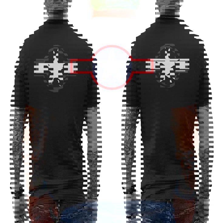 1943年アメリカ空軍ラウンド。 メンズTシャツ バックプリント