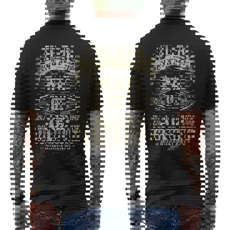 1957年5月 68歳の誕生日プレゼント 男性 68歳 誕生日 メンズTシャツ バックプリント