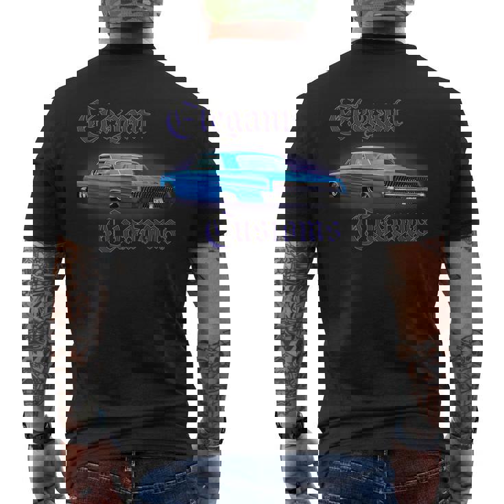 1962 インパラネクストムービー 30-ローライダーカスタムホットロッド メンズTシャツ バックプリント