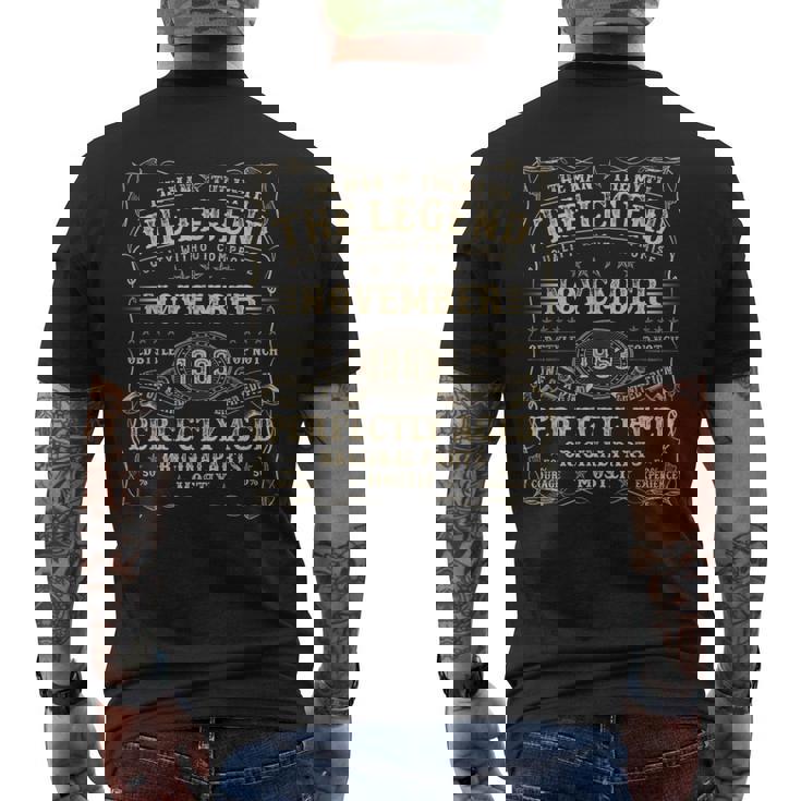 1963年11月 61歳 誕生日プレゼント 男性 61歳の誕生日 メンズTシャツ バックプリント