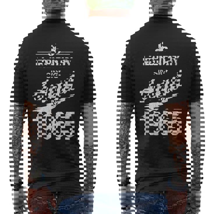1965年8月に生まれた60歳の60歳のヴィンテージ メンズTシャツ バックプリント